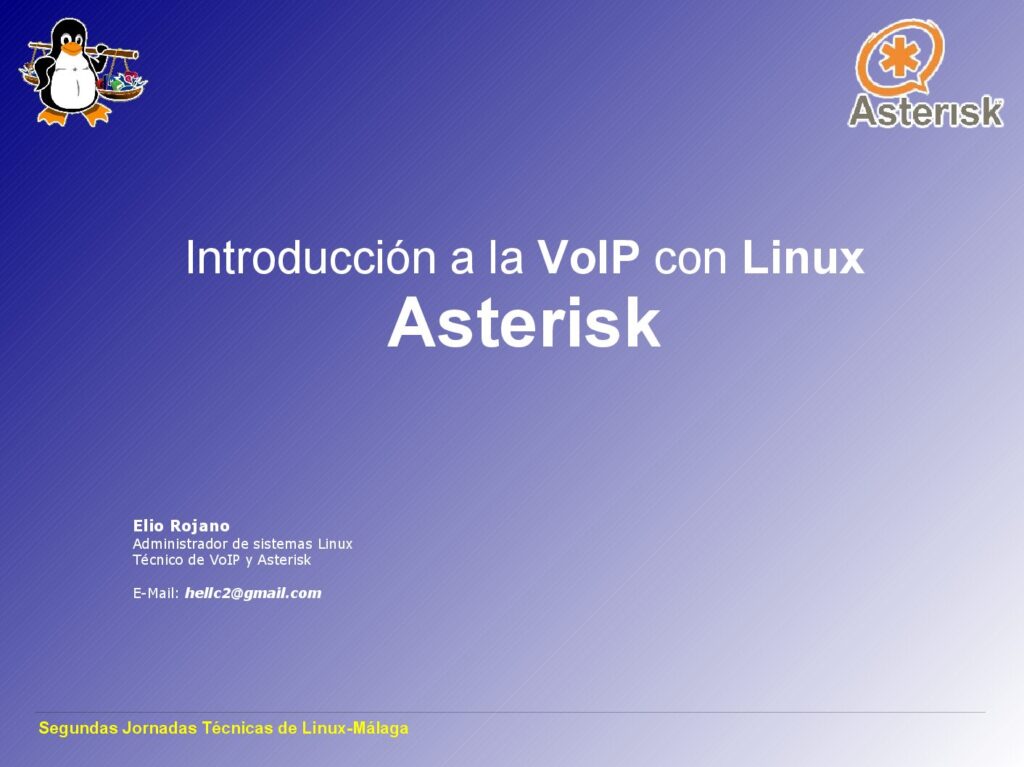Introducción a la VoIP con Asterisk
