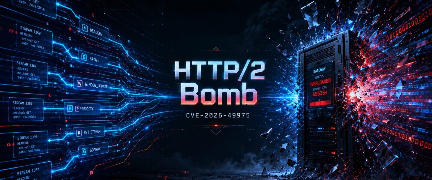 HTTP/2 Bomb (CVE-2026-49975): el ataque que tumba un servidor web en segundos desde un PC de casa