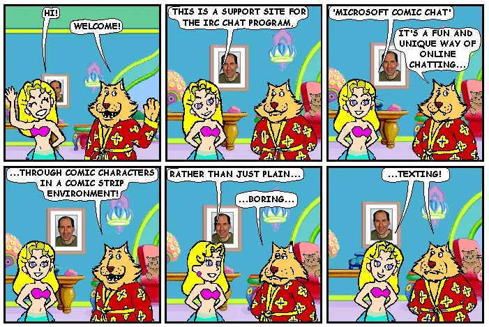 Microsoft libera el código fuente de Comic Chat, el cliente de IRC que convertía tus conversaciones en cómic